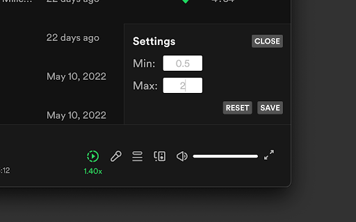 Spotify Playback Speed