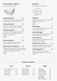 Qudrat Cafe menu 1