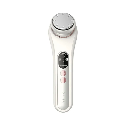 Máy đẩy tinh chất dưỡng trắng nóng lạnh Halio Ion Hot & Cool Beauty Device - Màu trắng