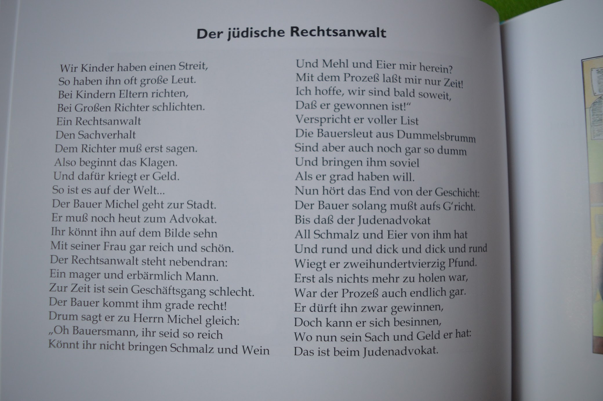 Trau keinem Fuchs auf grüner Heid und keinem Jud bei seinem Eid, Kinderbuch, 1936, Elvira Bauer, Wissenschaftlicher Quelltext