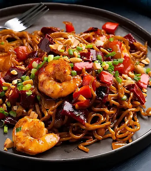 Prawns Schezwan Noodles