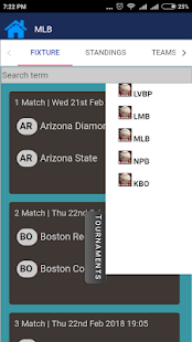 Baseball Live scores - Standings, league & fixture(圖5)-速報App
