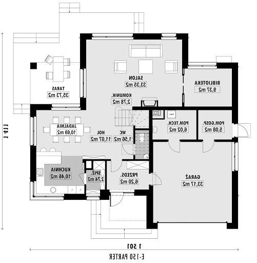 E-150 - Rzut parteru