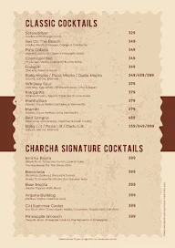 Charcha - When Coffee Met Cocktail menu 6