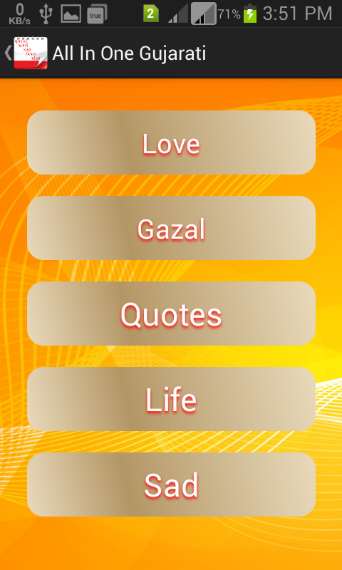 Gujarati status,quote &amp; jokes Screen 2