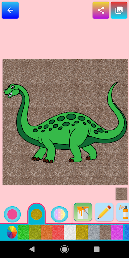 download ﻿dinosaur coloring pages gameglitter coloring