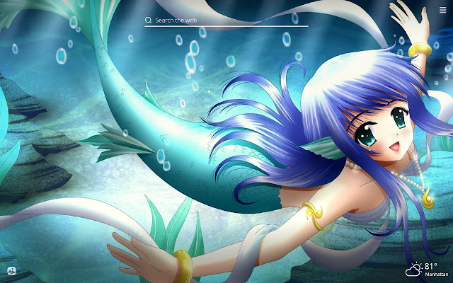 Anime Mermaid HD Wallpapers New Tab Theme