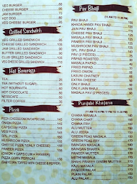 Panchali Restaurant menu 2