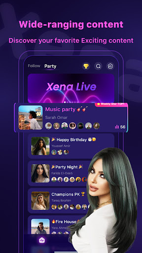 Screenshot Xena Live -Group Voice Chat