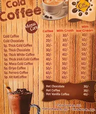 Cafe Crush menu 1