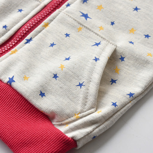 Title 6, Baseball Uniform Cotton Star Print Casual Cloth...