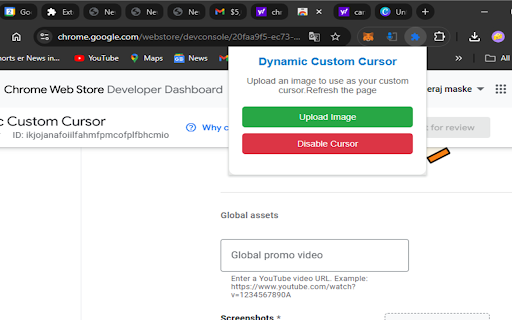 Dynamic Custom Cursor