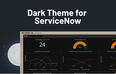 Dark Mode for ServiceNow small promo image