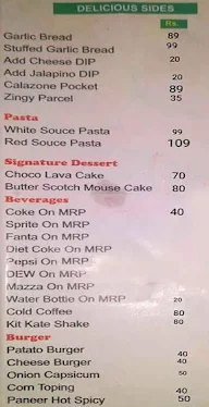 Brother's Pizza Cafe menu 2