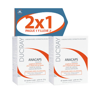 Kit Tratamiento Del Cabello Anacaps 2x1 Caja x 60 Capsulas  