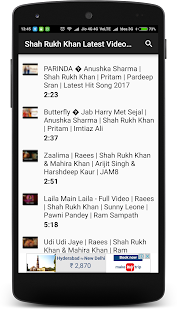 Shah Rukh Khan Latest Video Songs - náhled