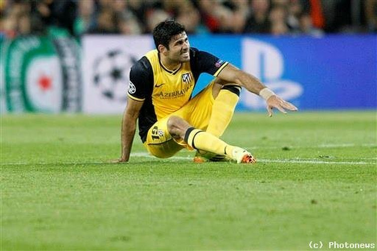 Diego Costa traint terug mee bij Atlético