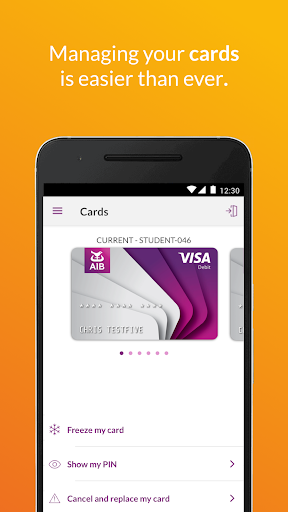 Screenshot AIB Mobile
