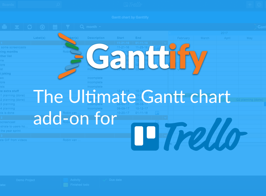 Gantt chart for Trello Preview image 1