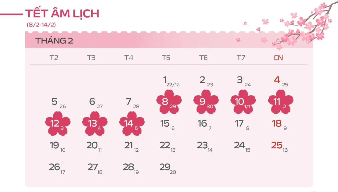 Lịch Nghỉ Tết 2024