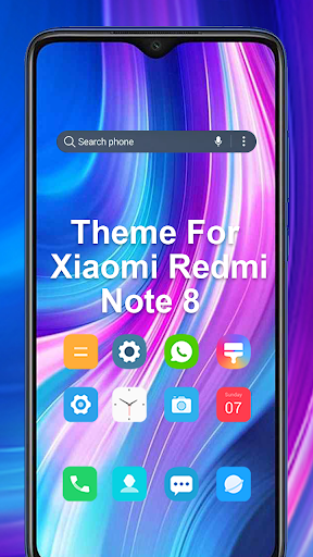 launcher theme for Xiaomi Redmi Note 8 pro