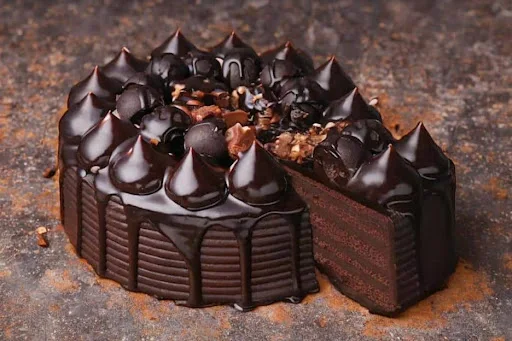 Eggless Alpine Chocolate Cake