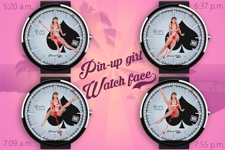 Free Pin-up Girl Watch Face APK