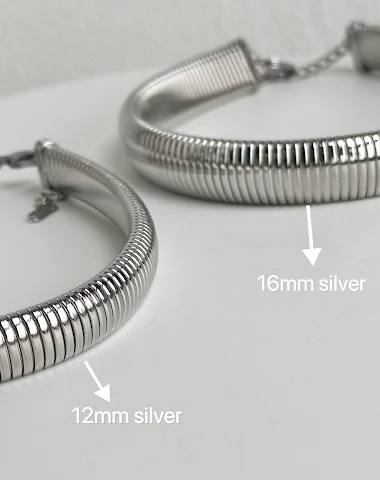 Mode Retro INS Titanium Stalen Kett - 1