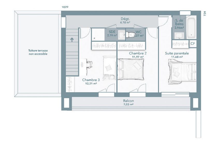  Vente Terrain + Maison - Terrain : 700m² - Maison : 100m² à Narbonne (11100) 