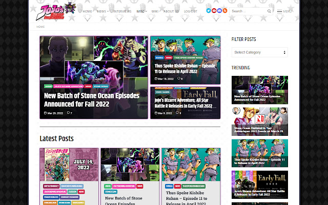 JoJo News chrome extension