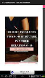 29 Evidences of A True Relationship