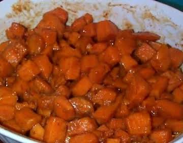 ~ Orange Glazed Sweet Potatoes ~