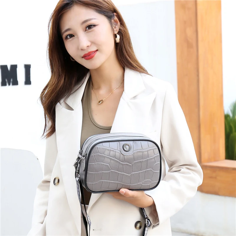Title 5, Bolso de cuero nuevo para mujer, a la moda. Ele...