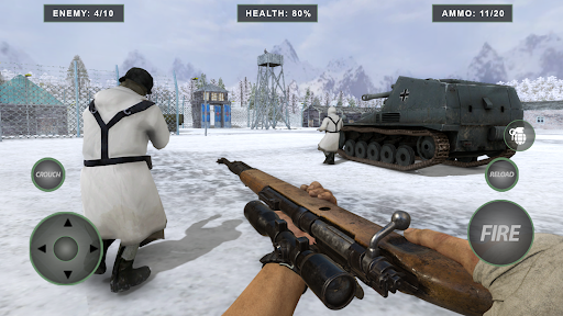 Screenshot World War Sniper Hero