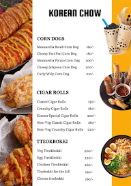 Kimms Chinese menu 1