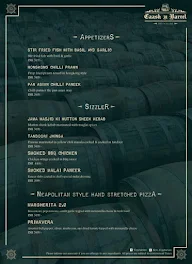 Caask N Barrel menu 1