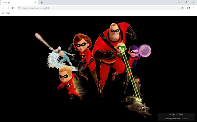 Incredibles 2  New Tab Theme