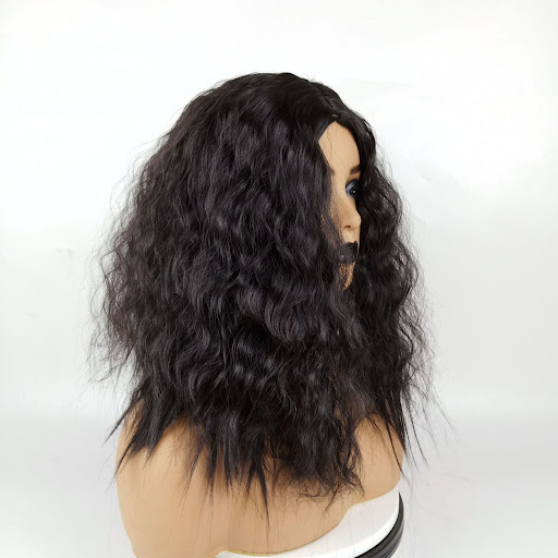 Title 2, Heat-resistant chemical fiber wig offering natu...