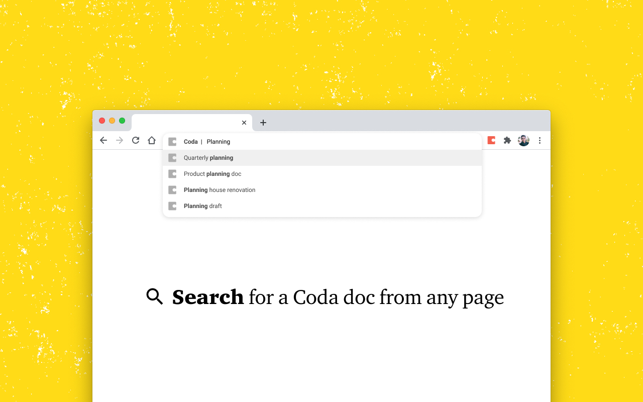 Coda Browser Extension Preview image 1