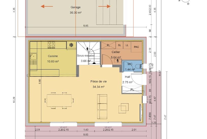  Vente Terrain + Maison - Terrain : 749m² - Maison : 110m² à Saint-Michel-de-Chaillol (05260) 