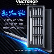 Bộ Tua Vít Đa Năng Mini 24 Đầu Nhỏ Sửa Điện Thoại, Tô Vít Từ Tính Mở Laptop Mắt Kính Đồng Hồ