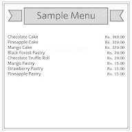 Uttranchal Bakers menu 1