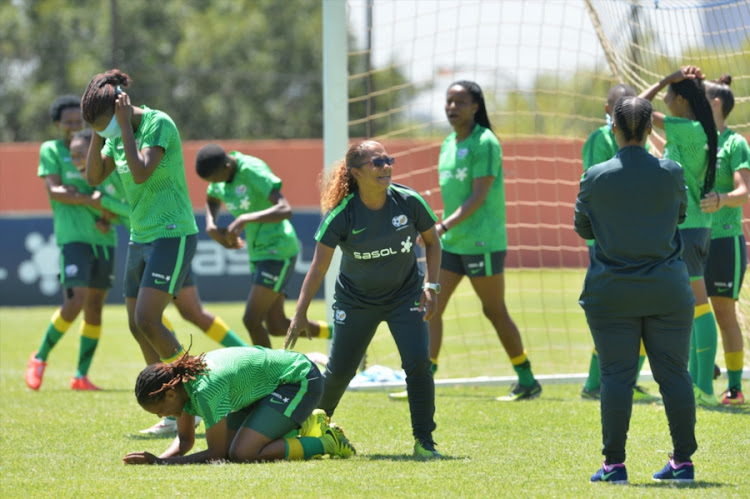 South African National Womens soccer coach Desiree Ellis during the South African National Womens soccer team media open day at UJ Sports Ground on January 17, 2017 in Johannesburg, South Africa.