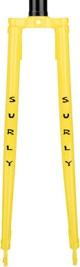 Surly Steamroller 700c Fork 1-1/8", Banana Candy Yellow alternate image 1