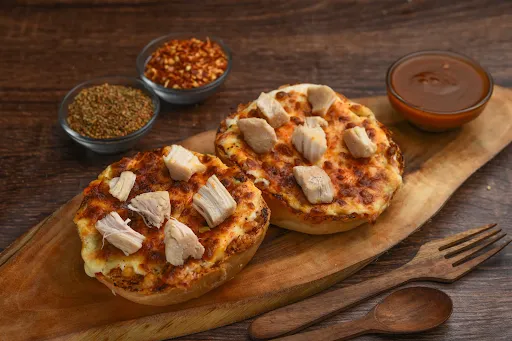 Cheese Chicken Burger Pizza