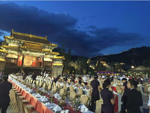 Dîner au Temple du Soleil et de la Lune à Pékin