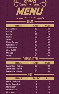 Krishna Kitchen menu 2