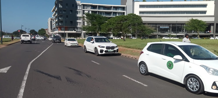 The MK party's motorcade through the town started late because of lack of support despite Jacob Zuma's attendance and a promise of entertainment 'until late'.