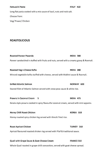 Roastopolis menu 