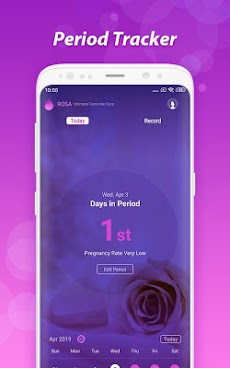 Period Tracker - Rosaのおすすめ画像1